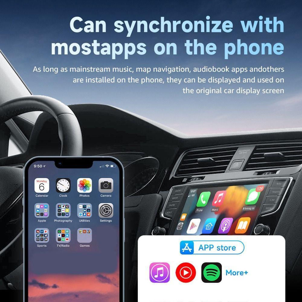 2.4G 5G WiFi Auto Wireless Adapter Android CarPlay Dongle Portable Carplay Car Play Car