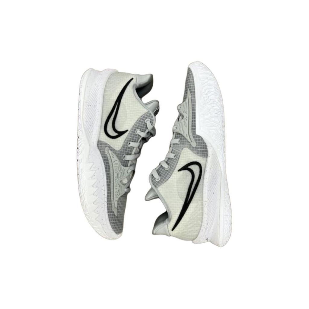 Nike Кроссовки унисекс Kyrie Low 4 TB Flat Silver, черные DM5041-002