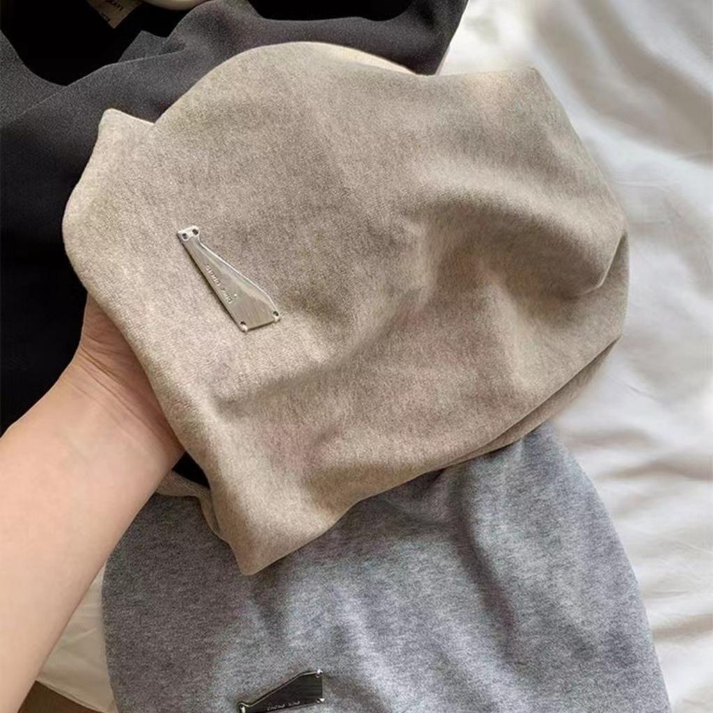 Большой Обхват Головы, Шапка-Бини, Женская Шапка, Осень и Зима, Шапка-Капюшон, Теплая Шапка, Шапка-Носок