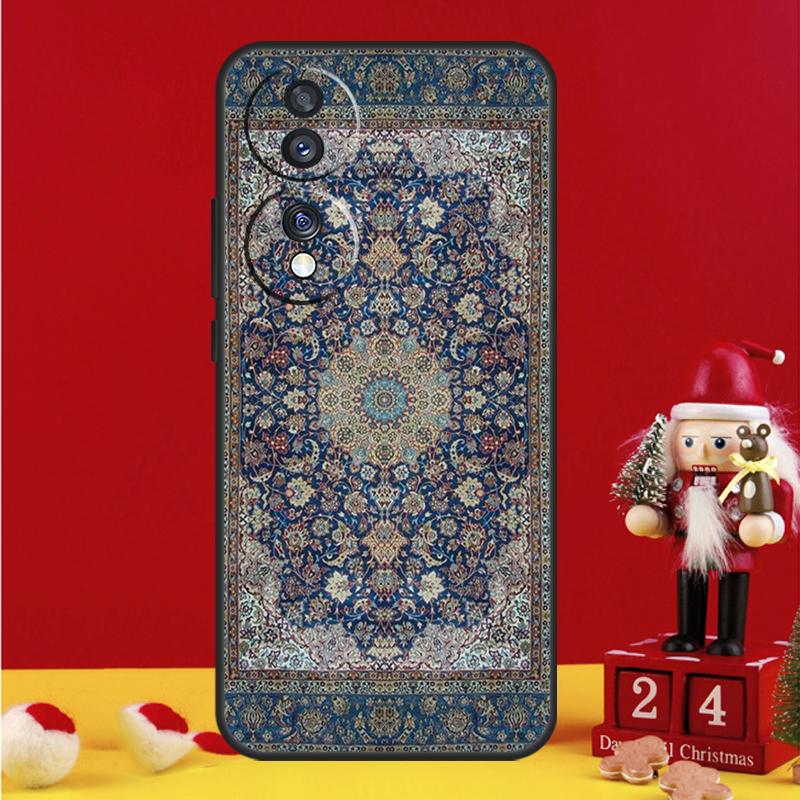 Персидский ковер Цветочный узор Чехол Для Honor Magic V5 5 6 7 Pro Honor 200 400 Lite 50 70 90 X7a X8a X8b X9a X9c X9b Обложка