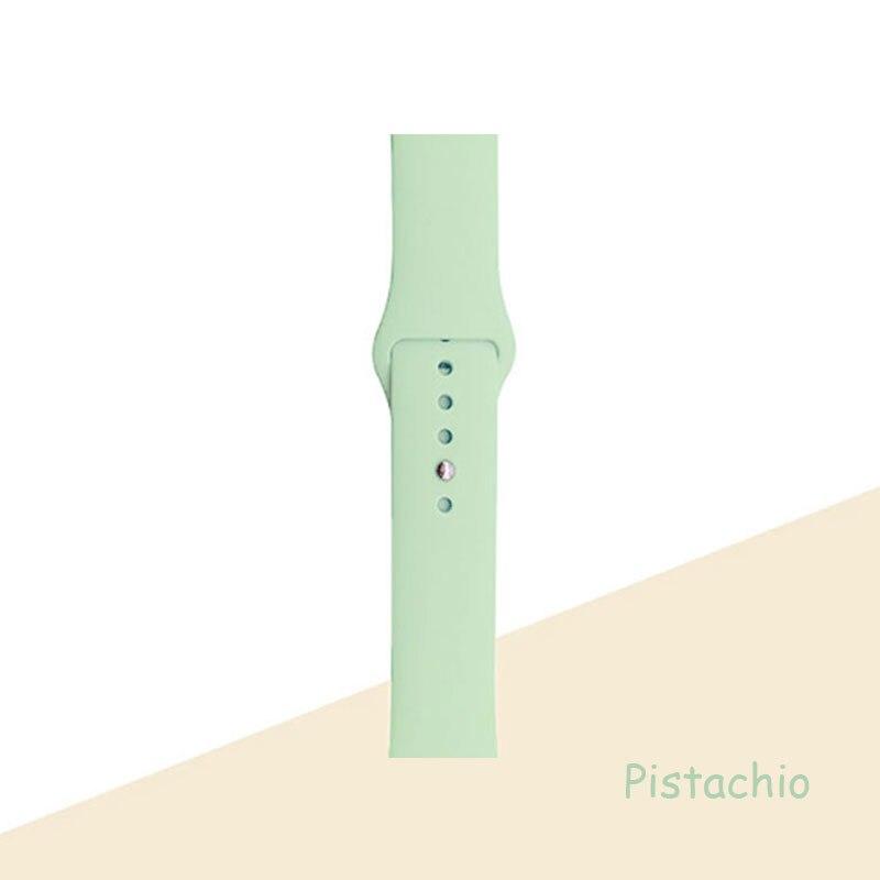 Силиконовый ремешок для браслета Apple Watch 44 мм 40 мм 38 мм 42 мм ремешок для часов Apple Watch Band Correa для Iwatch Series7 6 Se 5 4 3