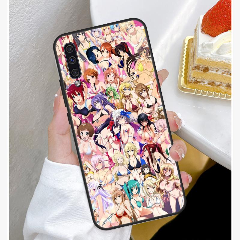 Anime Summer Bikini Girls Case Cover For Samsung Galaxy A72 A52 A42 A32 A22 A12 A50 A70 A41 A51 A71 A21S A52S Fundas