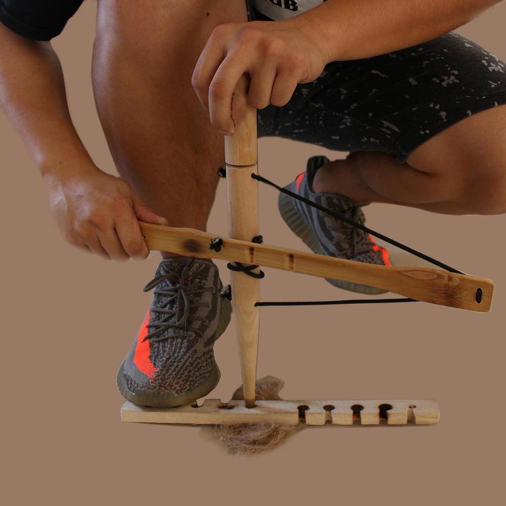 Уличная дрель для разжигания огня: Инструмент для кемпинга и выживания для тимбилдинга