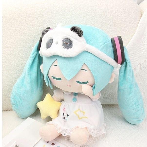 Cartoon 20-30cm Hatsune Miku Plush Doll Toy Anime Peripheral Stuffed Toy Collection Model Ornament Toys Christmas Gifts