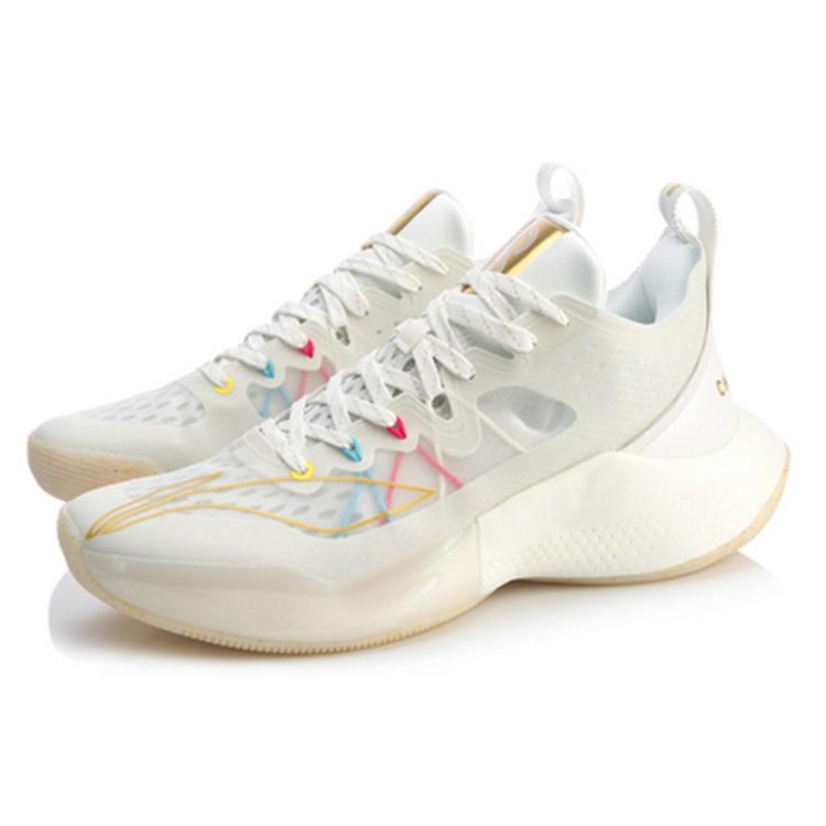 Баскетбольные кроссовки Li Ning Sonic 8 Low Мужские Низкие Цвет: Слоновая кость ABAQ035-9