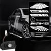 Проектор света в зеркало заднего вида автомобиля с эмблемой Benz, лампа приветствия для A/B/C/E/S-класса GLA GLB GLC GLS EQC Не универсальный