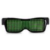 Приложение Bluetooth Led Luminous Glasses, динамическая зарядка с танцами в баре, светодиодные солнцезащитные очки с индивидуальным рисунком
