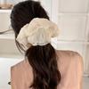 Large Korean Hair Accessories Big Ties Elastic Bands for Girls Women Scrunchies Rubber Fascinator Vintage Pearl  Popular New