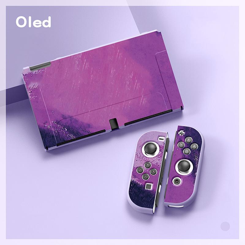 VAORLO For Nintendo Switch OLED Accessories Protective Shell NS Game Host Console TPU All-inclusive Soft Cover Protection Case Pouch