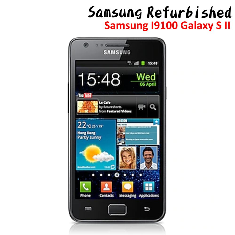 Samsung Восстановленные смартфоны Samsung I9100 Galaxy S II, 16 ГБ ПЗУ, 1 ГБ ОЗУ, одна SIM-карта, мобильный телефон на базе Android, мобильный телефон с сенсорным экраном