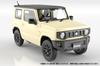 Aoshima Bunka Kyozaisha Rakupla Snap Car Series JB64 Jimny 2018 Chiffon Ivory Metallic Plastic Модель 1/24 No.03-CI Цветовая кодировка (Машина)