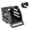 1Pcs Black PVC Plastic Label Holder for Thermal Label Roll and Fanfold Labels