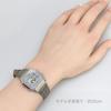 Casio Часы Винтажная серия Восьмиугольные Серебристый x Серый Кожаный ремешок LA680WEL-8A2 Женские