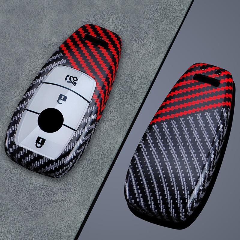 VDPPW1 Hot 2025 3/4 Buttons for Mercedes Benz A C E S G Class GLC CLE CLA GLS AMG W205 W213 W222 Carbon Fiber Car Key Case Cover Shell