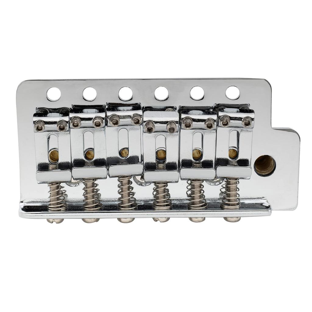 Musiclily Pro Vintage Tremolo Unit Bridge 6 Point Stop для гитары Squier Strat ST Electric Chrome 10,5 мм,