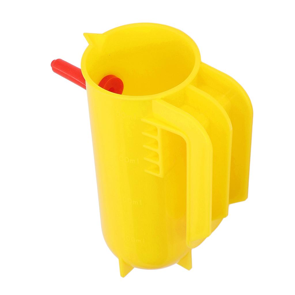 Lamb Milk Feeder Bottle 800ML Scale Accurate Quantitative Small Animal Calf Goat Pacifier Feeder Milk Bottle with Hand Grip