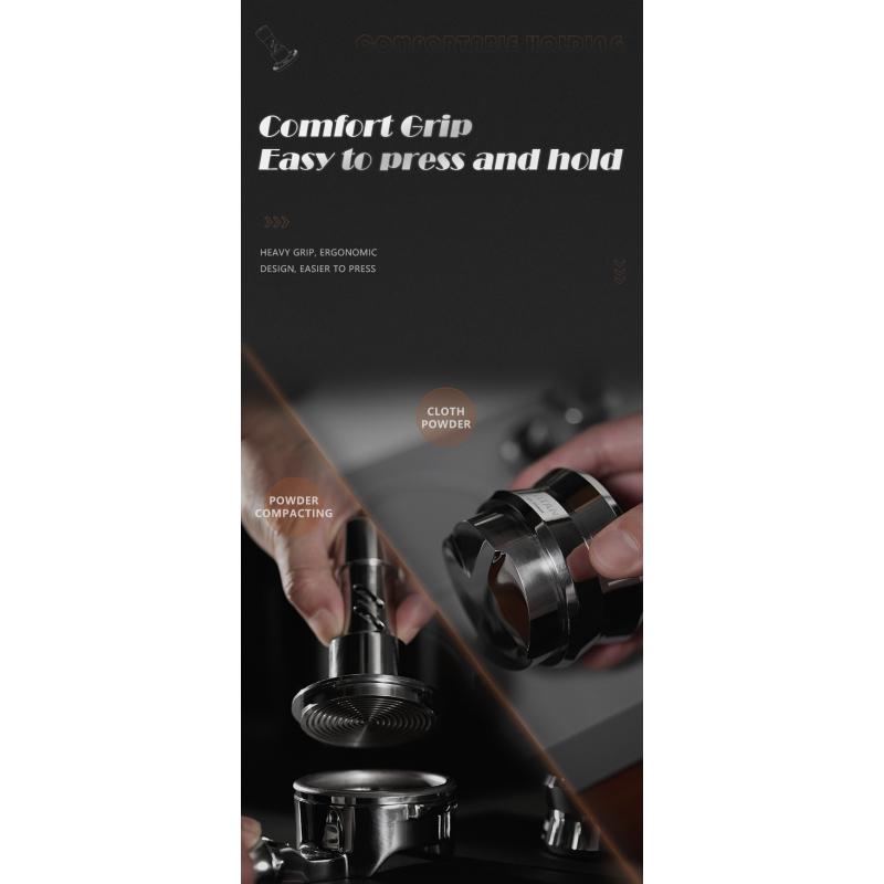 Ударный тампер для эспрессо 51 мм 53 мм 58,35 мм из нержавеющей стали с регулируемой глубиной распределения кофейные принадлежности инструмент