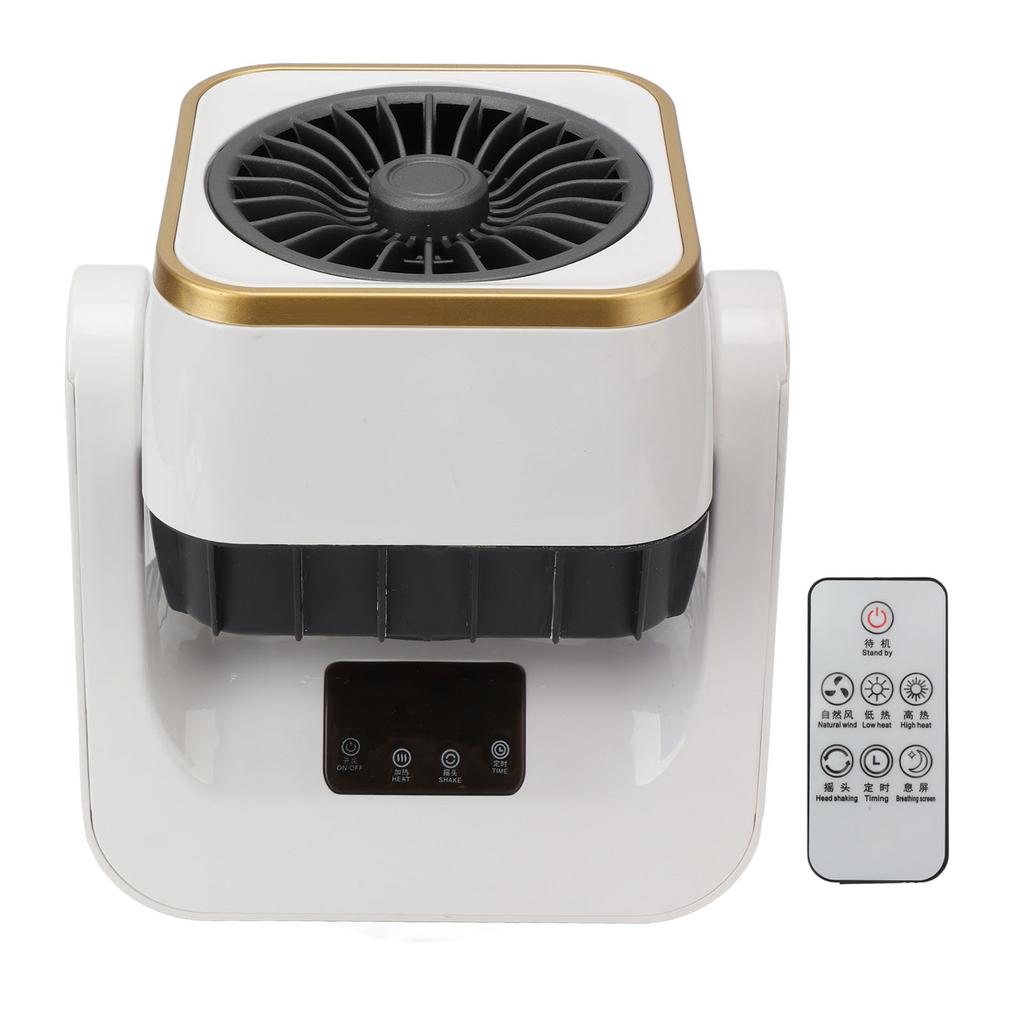 Electric Heater Fast Heating Adjustable Remote Control Portable Mini Indoor Fan Heater EU Plug 220V