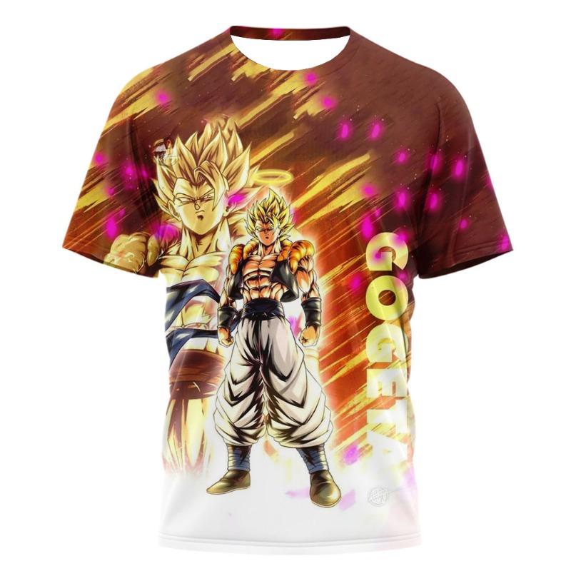 Летняя мода 2026 Новая Dragon Ball Сунь Укун 3D-печать Быстросохнущая Дышащая Мужская Повседневная Спортивная