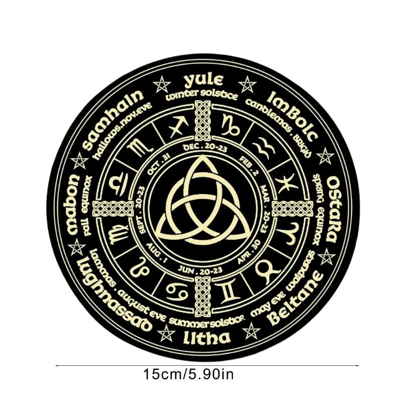 Целительные Камни Генераторы Энергии Алтари Таро Созвездия Алтари Таро Коврик для Карт Маятники для Лозоходства Церемониальный Коврик