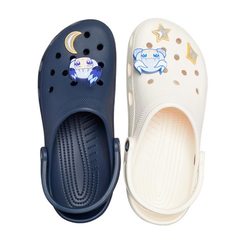 Glory of Kings X Crocs Classic Clog EVA Co-branded Hole Shoes Unisex White and Blue Mandarin Ducks Swan Dream Xiao Qiao