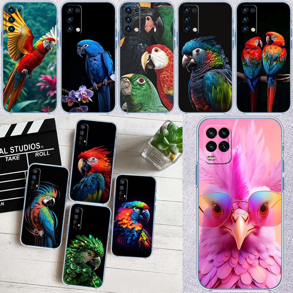 Parrot bird Phone Case for Motorola Moto G10 G20 G30 G31 G32 G34 G35 G41 G42 G50 G51 G52 G55 G60 G60S G62 G71 G72 G75