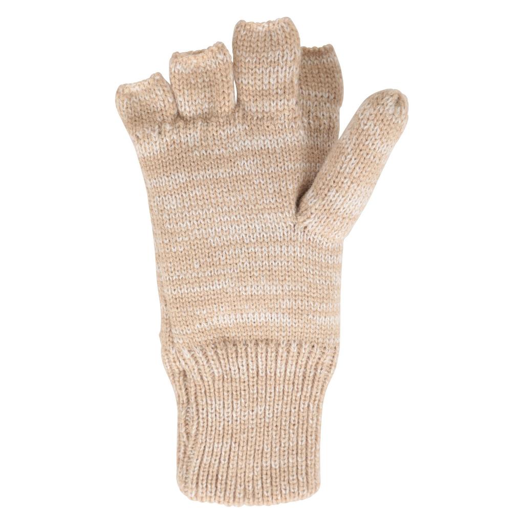 Mountain Warehouse Womens/Ladies Faux Fur Lined Fingerless Gloves