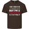 I Dont Mean Im a Drummer Drumming Drum Unisexs Light Cotton TShirt