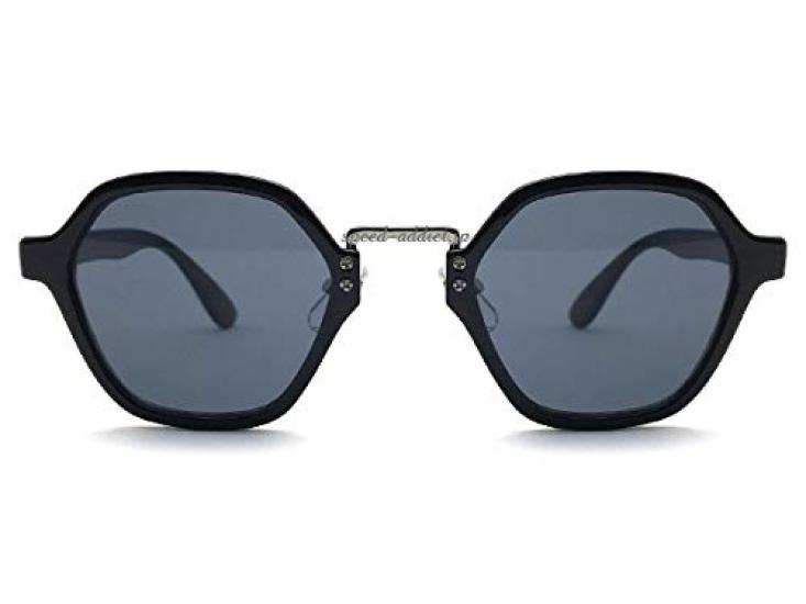 МЕТАЛЛИЧЕСКИЙ МОСТ ШЕСТИУГОЛЬНЫЕ СОЛНЦЕЗАЩИТНЫЕ ОЧКИ мост шестиугольник ЧЕРНЫЙ ДЫМ [ДИЗАЙН ОЧКИ] (металлические солнцезащитные очки) ×