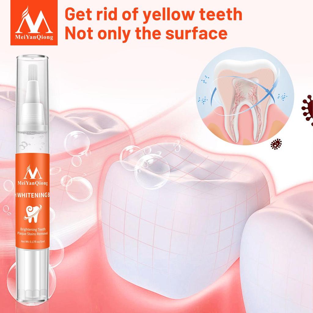 MeiYanQiong Ручка очищает пятна на зубах и отбеливает яркие зубы для удобства переноски