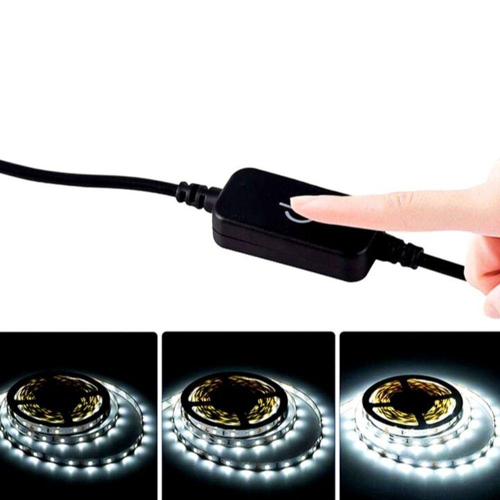 3 шт. Контроллер переключателя диммера DC 12 В 24 В Простой Контроллер переключателя безопасности LED Регулировка яркости