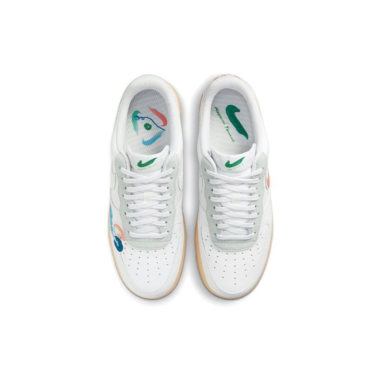 Nike Кроссовки унисекс Mayumi Yamase x Air Force 1 Flyleather Earth Day Белые DB3598-100