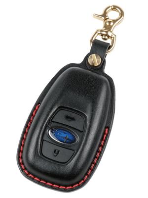[Используемый] Чехол для смарт-ключа Subaru из натуральной кожи [Король