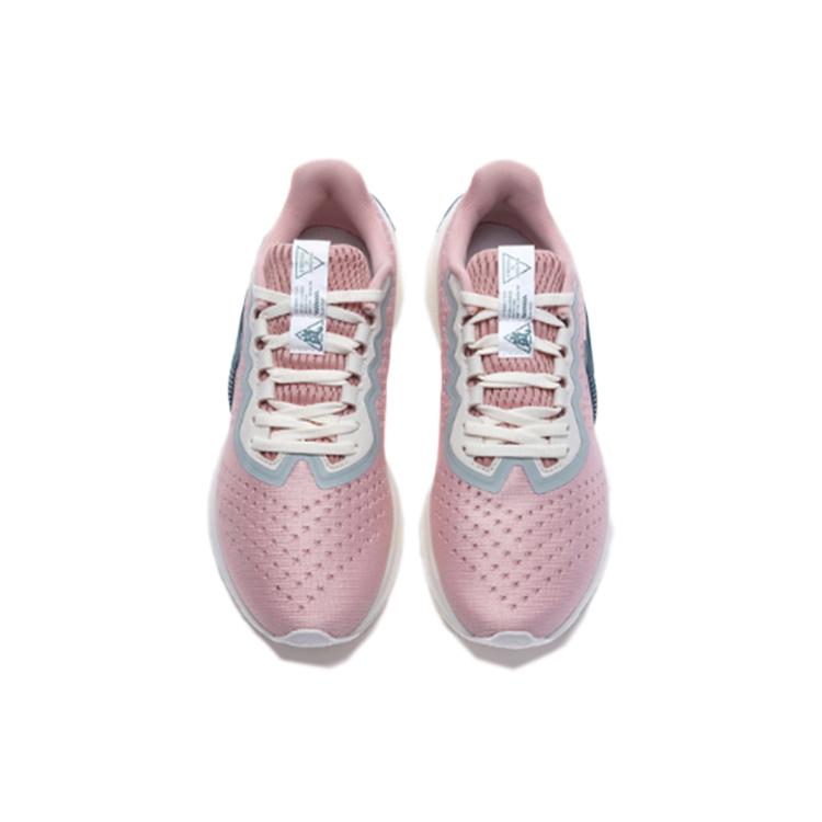 Li Ning Arashi Однослойные Вязаные Нескользящие Износостойкие Низкие Беговые Кроссовки Женские Mist Rose Pink ARHQ068-2