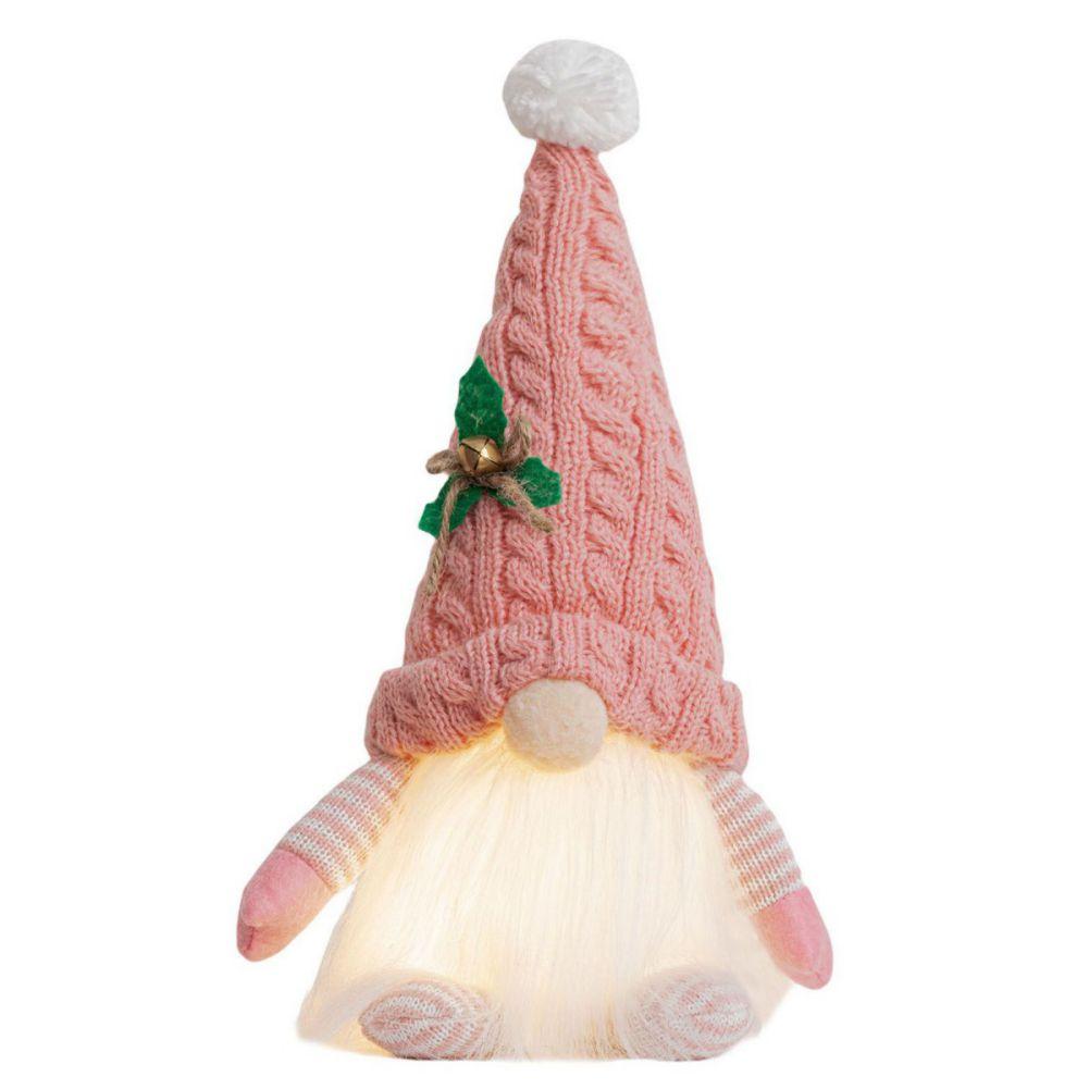 Faceless Dolls With Knitted Hat Christmas LED Luminous Forest Old Man With Lamp Pendant Decoration Faceless Doll Shining Pendant