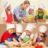 Apron Baking DIY Chef Hat Parent-child Apron Set Men and Women Apron