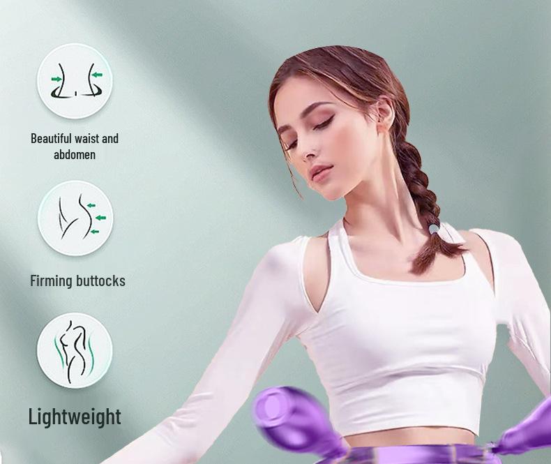 Умный утяжеленный хулахуп для похудения талии и тонизирования живота