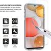 Чехол для Samsung Galaxy A42 Прозрачный Чехол Силиконовый Гель ТПУ + Закаленное стекло Защита экрана, [Жидкий кристалл] Чехол Ult508406