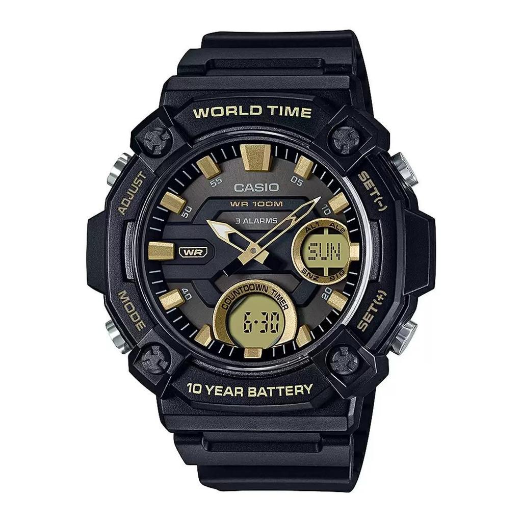 Black Analog-digital Men's Watch, Black Analog-Digital Men's Watch, Casio