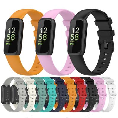Силиконовый ремешок для часов 15,4 мм для Fitbit Inspire 3, браслет Fitbit Inspire 3, браслет для умных часов, аксессуары для ношения
