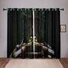 3D Игра Черный Миф WUKONG Узор Шторы 2 Панели Молодежь Любители Игр Гостиная Спальня Киберспортивная Комната Декор