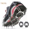 TALOS 1 пара противоскользящих 19 шипов ледяных шипов кошек бахилы для ходьбы и скалолазания
