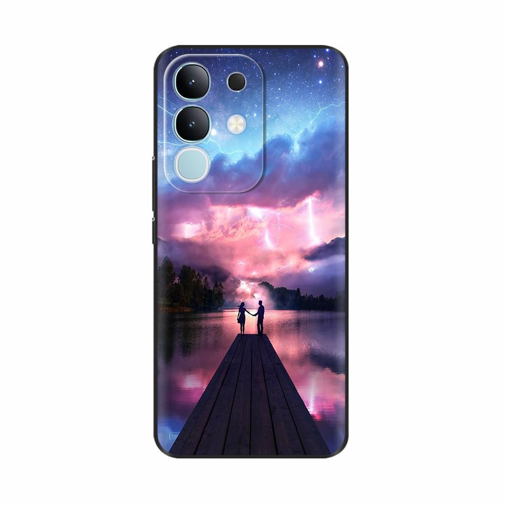 Чехол для телефона Vivo Y29 4G Чехол Мягкий Силикон ТПУ Защитная Задняя Крышка Для Vivo Y300t 5G Чехол для Vivo T4X 5G Ободок Бампер Сумки