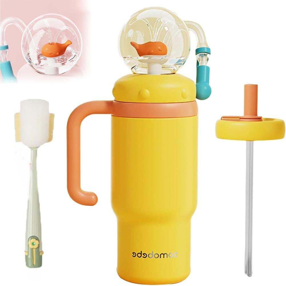 Кружка-непроливайка с расширенной ручкой и фонтаном в виде кита, новая кружка-кит