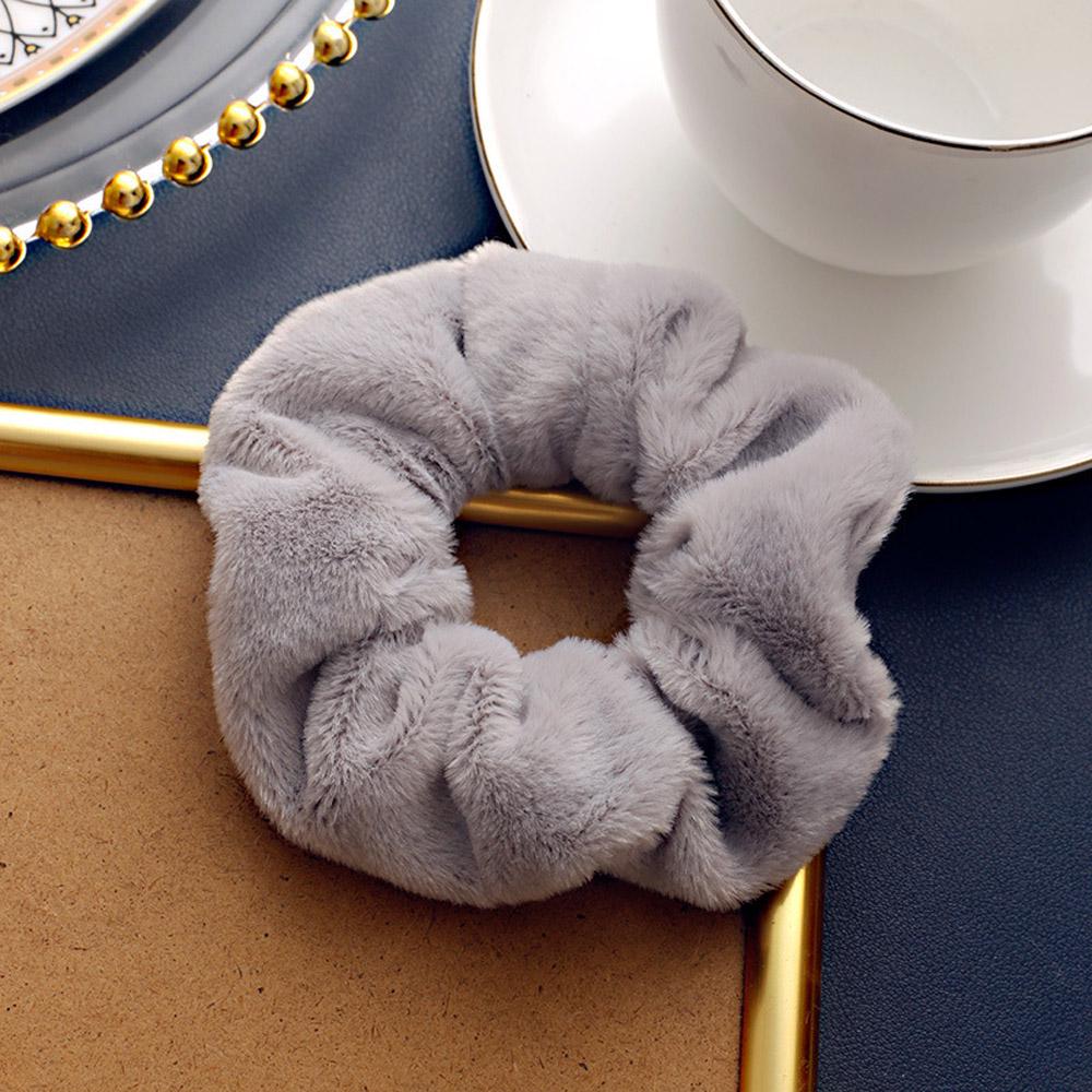 Меховые аксессуары для волос Резинка для волос Кольцо для волос Плюшевая резинка для волос Держатель для хвоста Веревка для волос