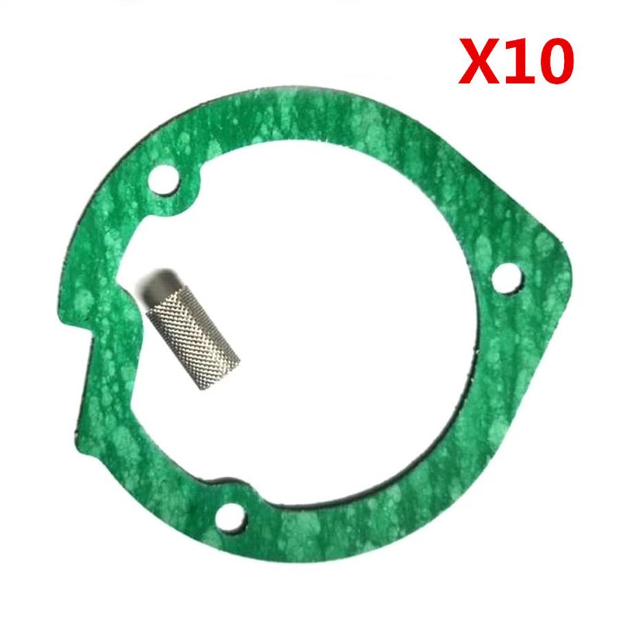 10 шт. Сетка горелки+10 x Прокладка горелки D2 12 В 24 В Для фильтра горелки с запальной свечой D2