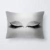 Eyes Eyelash Shadow Pillow Cover Cushion Case Home Car Sofa Bedroom Hotel Decor