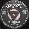 7-дюймовая пластинка СТУ ФИЛЛИПС - Шамплей и Сент. Лоуренс Лайн 45HL8673 London Records UK Фолк Б/у