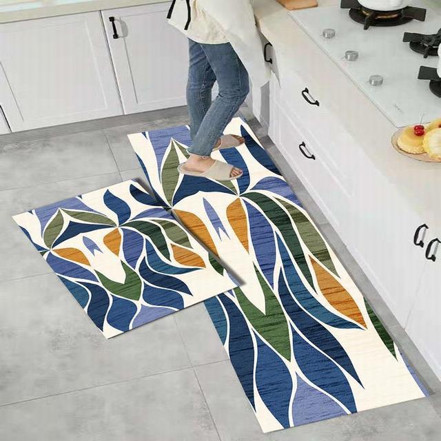 Моющийся кухонный напольный коврик, нескользящий коврик для ванной комнаты, входная дверь, балкон, прачечная, коридор, винтажный ковер, коврик для гостиной