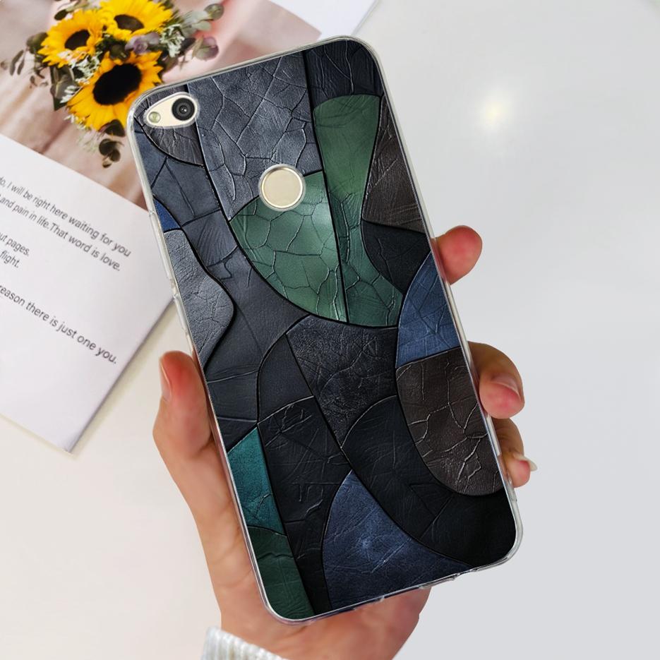 Чехол для Huawei P8 Lite 2017 Honor 8 Lite Роскошный Рисованный Чехол Прозрачный Силиконовый Мягкий ТПУ Чехол для Телефона Для Huawei GR3 2017 Задняя Крышка